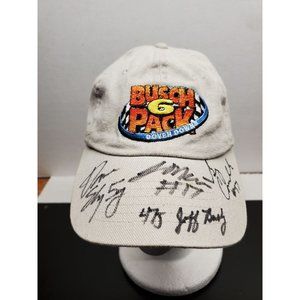 Autographed NASCAR Busch Series Dover Downs Hat - READ